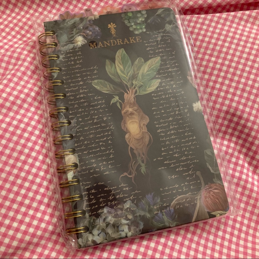 NWT Boxlunch Harry Potter Mandrake Tab Journal